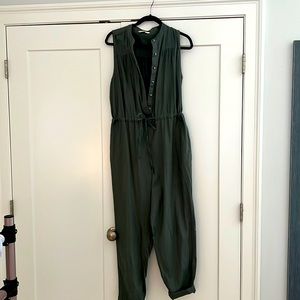 Lucky brand linen jumpsuit size M
